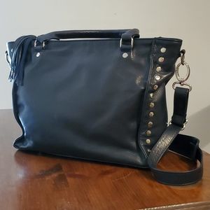 Butter soft Navy Leather bag